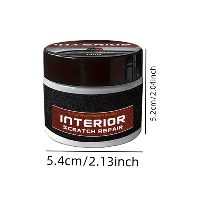 Mteawl Car Interior Scratch Remover, Multipurpose Dashboard Scratch Repair Kit, Vehicle Parts Restorer, Car Parts Refurbish Wax for Minor Scratches - Image 4